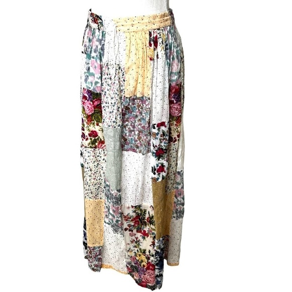 Tangibles Dresses & Skirts - Vintage Tangibles Skirts Patchwork 100% Cotton Size small